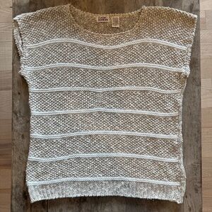 VINTAGE LINEN BLEND KNIT TEE